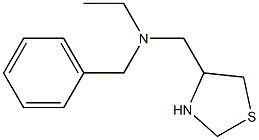 benzyl(ethyl)(1,3-thiazolidin-4-ylmethyl)amine 结构式