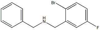 benzyl[(2-bromo-5-fluorophenyl)methyl]amine 结构式