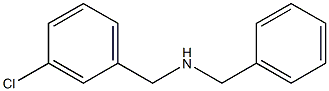 benzyl[(3-chlorophenyl)methyl]amine 结构式