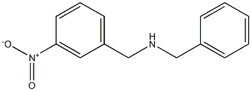 benzyl[(3-nitrophenyl)methyl]amine 结构式