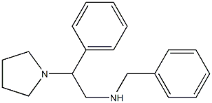 benzyl[2-phenyl-2-(pyrrolidin-1-yl)ethyl]amine 结构式