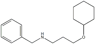 benzyl[3-(cyclohexyloxy)propyl]amine 结构式