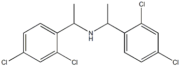bis[1-(2,4-dichlorophenyl)ethyl]amine 结构式