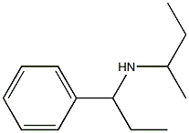 butan-2-yl(1-phenylpropyl)amine 结构式