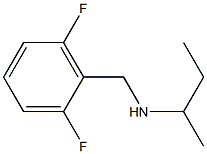 butan-2-yl[(2,6-difluorophenyl)methyl]amine 结构式