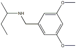 butan-2-yl[(3,5-dimethoxyphenyl)methyl]amine 结构式