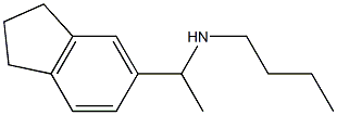 butyl[1-(2,3-dihydro-1H-inden-5-yl)ethyl]amine 结构式