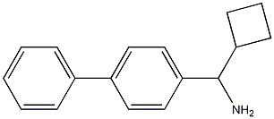 cyclobutyl(4-phenylphenyl)methanamine 结构式