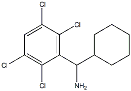 cyclohexyl(2,3,5,6-tetrachlorophenyl)methanamine 结构式