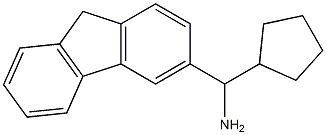 cyclopentyl(9H-fluoren-3-yl)methanamine 结构式