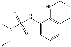 diethyl(1,2,3,4-tetrahydroquinolin-8-ylsulfamoyl)amine 结构式