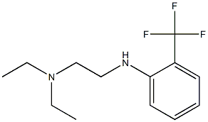 diethyl(2-{[2-(trifluoromethyl)phenyl]amino}ethyl)amine 结构式