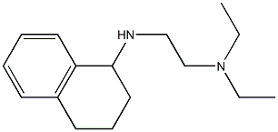 diethyl[2-(1,2,3,4-tetrahydronaphthalen-1-ylamino)ethyl]amine 结构式