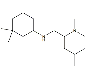 dimethyl({4-methyl-1-[(3,3,5-trimethylcyclohexyl)amino]pentan-2-yl})amine 结构式