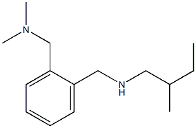 dimethyl[(2-{[(2-methylbutyl)amino]methyl}phenyl)methyl]amine 结构式