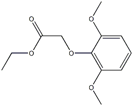 ethyl 2-(2,6-dimethoxyphenoxy)acetate 结构式