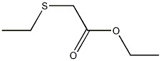 ethyl 2-(ethylsulfanyl)acetate 结构式