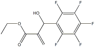 ethyl 2-[hydroxy(2,3,4,5,6-pentafluorophenyl)methyl]prop-2-enoate 结构式