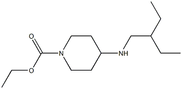 ethyl 4-[(2-ethylbutyl)amino]piperidine-1-carboxylate 结构式