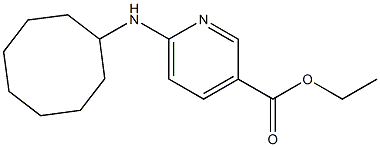 ethyl 6-(cyclooctylamino)pyridine-3-carboxylate 结构式