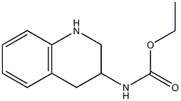 ethyl N-(1,2,3,4-tetrahydroquinolin-3-yl)carbamate 结构式