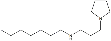 heptyl[3-(pyrrolidin-1-yl)propyl]amine 结构式