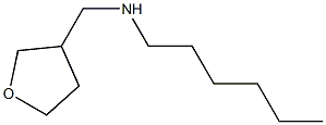 hexyl(oxolan-3-ylmethyl)amine 结构式