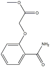 methyl 2-(2-carbamoylphenoxy)acetate 结构式
