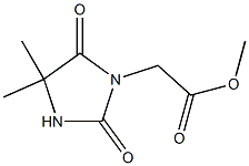 methyl 2-(4,4-dimethyl-2,5-dioxoimidazolidin-1-yl)acetate 结构式