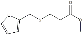 methyl 3-[(furan-2-ylmethyl)sulfanyl]propanoate 结构式