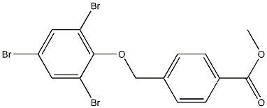 methyl 4-(2,4,6-tribromophenoxymethyl)benzoate 结构式