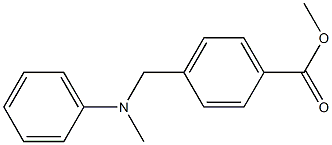 methyl 4-{[methyl(phenyl)amino]methyl}benzoate 结构式