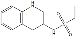 N-(1,2,3,4-tetrahydroquinolin-3-yl)ethane-1-sulfonamide 结构式