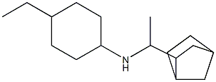 N-(1-{bicyclo[2.2.1]heptan-2-yl}ethyl)-4-ethylcyclohexan-1-amine 结构式
