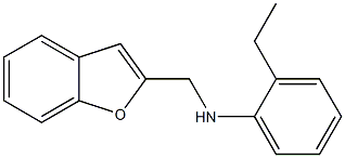 N-(1-benzofuran-2-ylmethyl)-2-ethylaniline 结构式