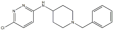 N-(1-benzylpiperidin-4-yl)-6-chloropyridazin-3-amine 结构式