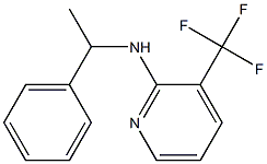 N-(1-phenylethyl)-3-(trifluoromethyl)pyridin-2-amine 结构式