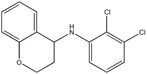 N-(2,3-dichlorophenyl)-3,4-dihydro-2H-1-benzopyran-4-amine 结构式