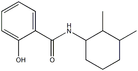 N-(2,3-dimethylcyclohexyl)-2-hydroxybenzamide 结构式