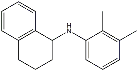 N-(2,3-dimethylphenyl)-1,2,3,4-tetrahydronaphthalen-1-amine 结构式