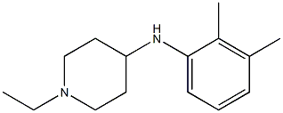 N-(2,3-dimethylphenyl)-1-ethylpiperidin-4-amine 结构式
