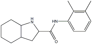 N-(2,3-dimethylphenyl)octahydro-1H-indole-2-carboxamide 结构式
