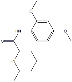 N-(2,4-dimethoxyphenyl)-6-methylpiperidine-2-carboxamide 结构式