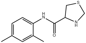 N-(2,4-dimethylphenyl)-1,3-thiazolidine-4-carboxamide 结构式