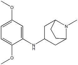 N-(2,5-dimethoxyphenyl)-8-methyl-8-azabicyclo[3.2.1]octan-3-amine 结构式