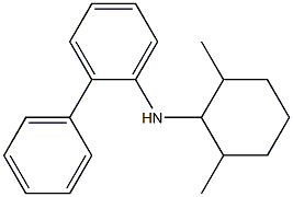 N-(2,6-dimethylcyclohexyl)-2-phenylaniline 结构式