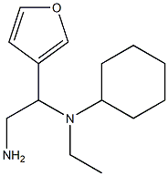 N-(2-amino-1-tetrahydrofuran-3-ylethyl)-N-cyclohexyl-N-ethylamine 结构式