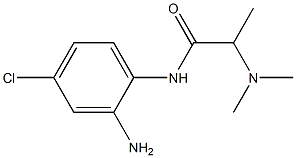 N-(2-amino-4-chlorophenyl)-2-(dimethylamino)propanamide 结构式