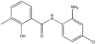 N-(2-amino-4-chlorophenyl)-2-hydroxy-3-methylbenzamide 结构式