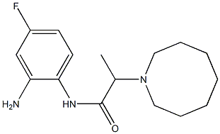 N-(2-amino-4-fluorophenyl)-2-(azocan-1-yl)propanamide 结构式
